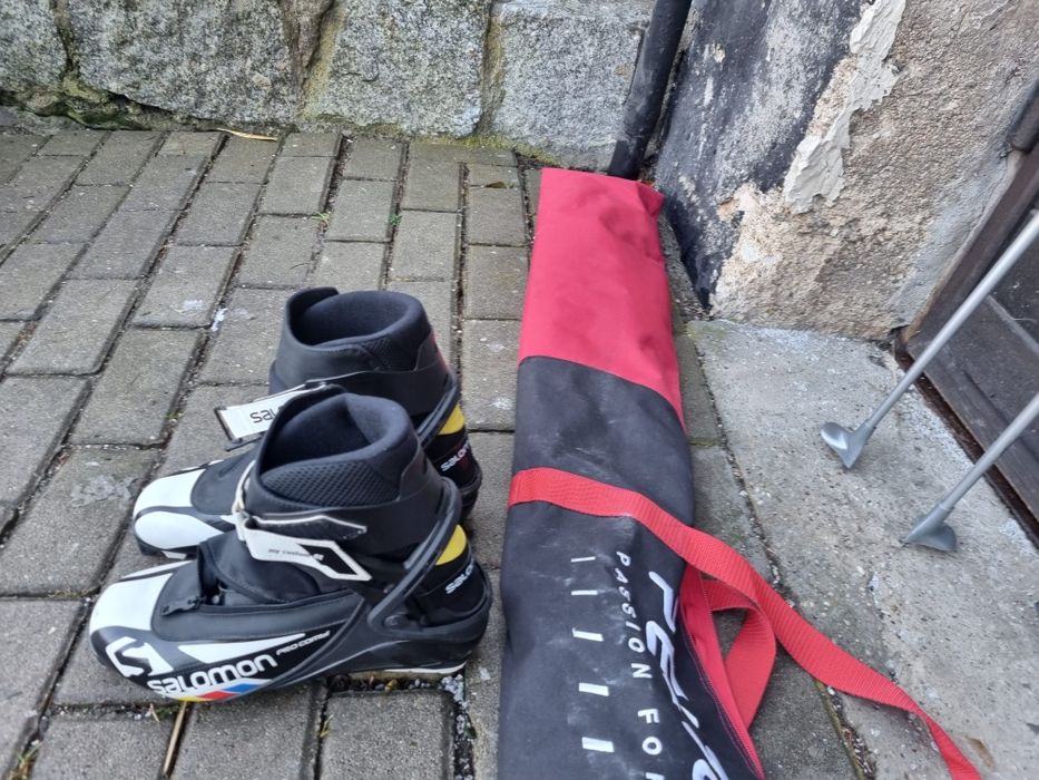 Sprzedam narty biegówki i buty marki Salomon