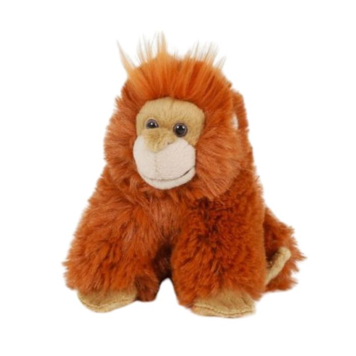 Maskotka Mini Małpa Orangutan Pluszak 13cm Miękka Przytulanka Małpka