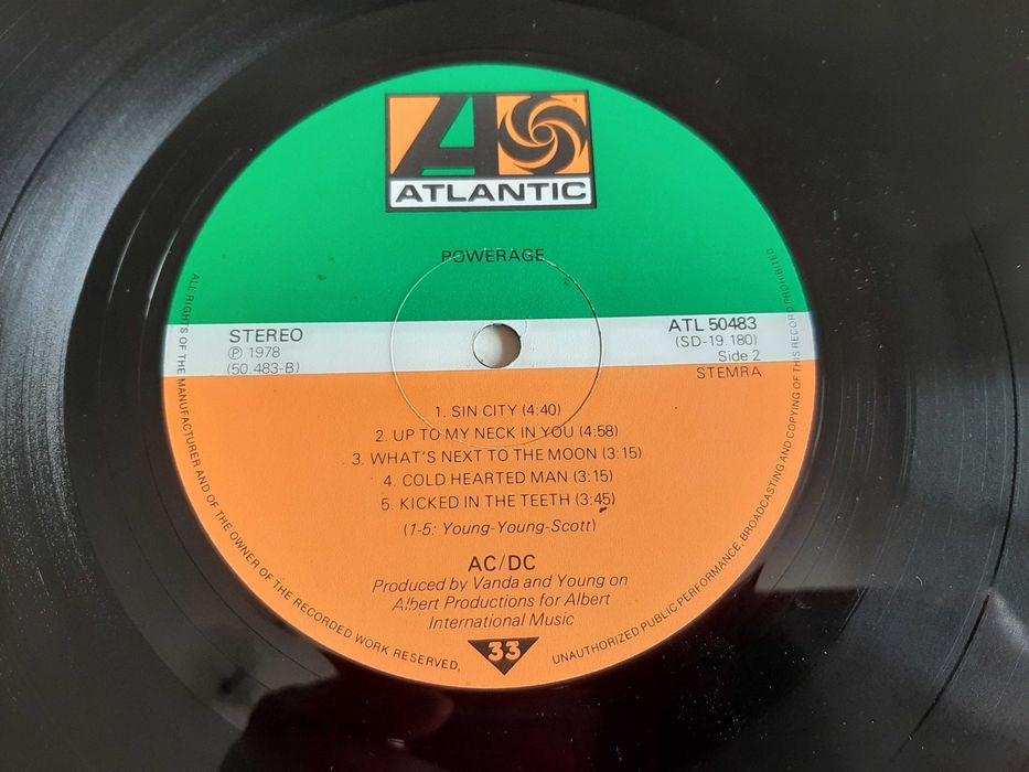 AC/DC - Powerage - Holanda - Vinil LP