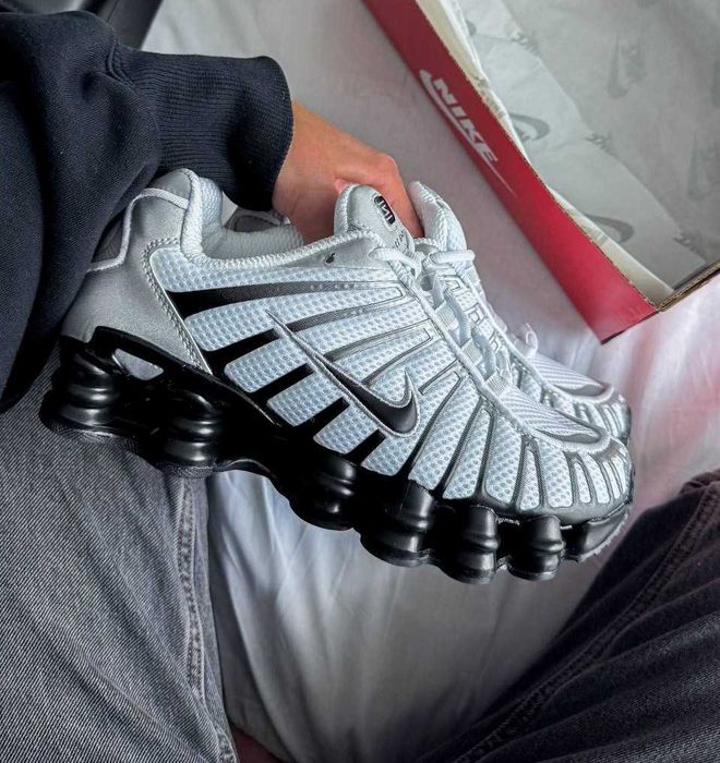 !ВАУ! Nike Shox TL White Black |36 37 38 39 40 41