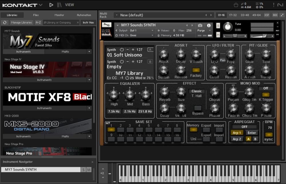 Biblioteca Kontakt My7 Sounds