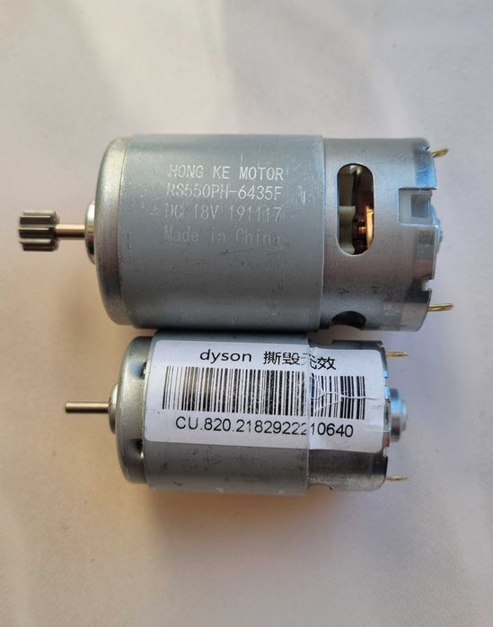 Електродвигуни постійного струму-12V та 18V.