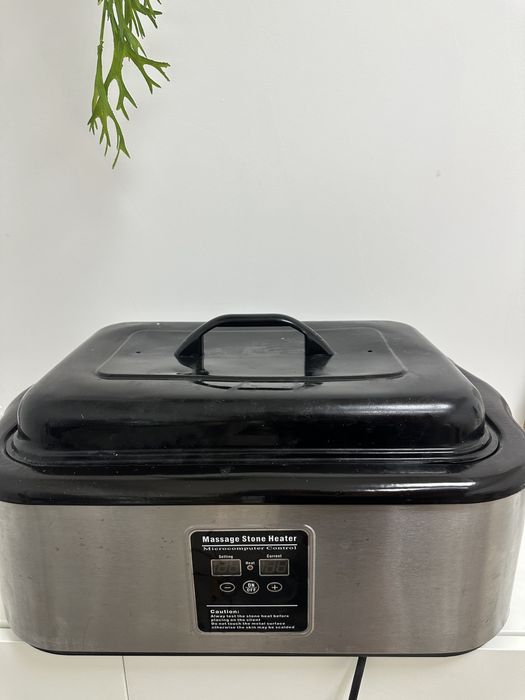 Panela para aquecimento de pedras de massagem