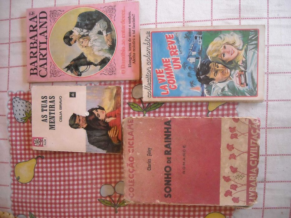 Livros antigos coleccao Flor / Colombine / Ciclame / Barbara Cartland