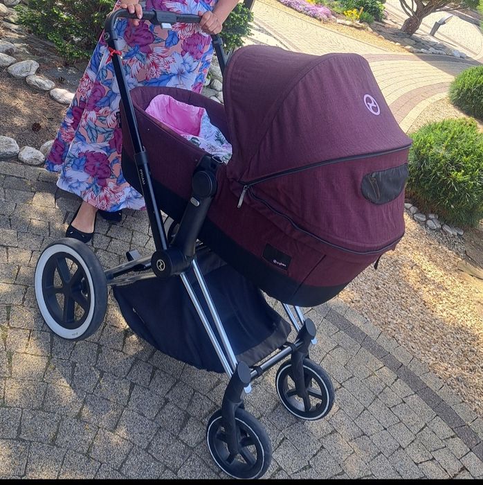 Wózek Cybex Priam 3w1 gondola , spacerówka,  fotelik