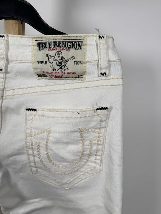 true religion ホワイトステッチ30 N トゥルーレリジョン 極太ステッチジーンズ true religion デニム