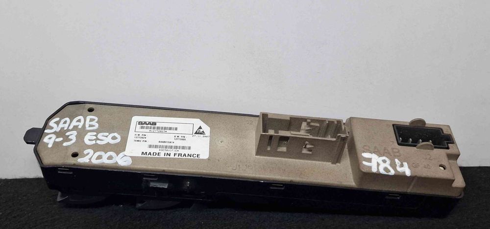Comando / Botão / Interruptor Vidros Frente Direito 12772005 - SAAB 9-3 Combi