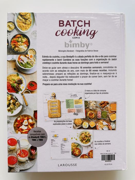 Livro BIMBY Novo - Batchcooking com a Bimby