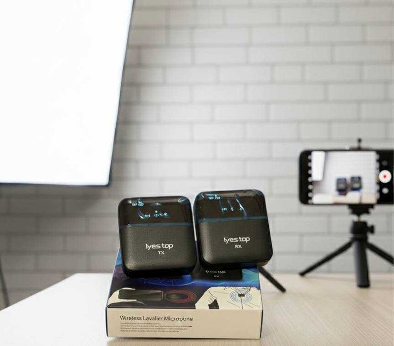 Бездротовий петличний Мікрофон  Iphone Петличний микрофон Android