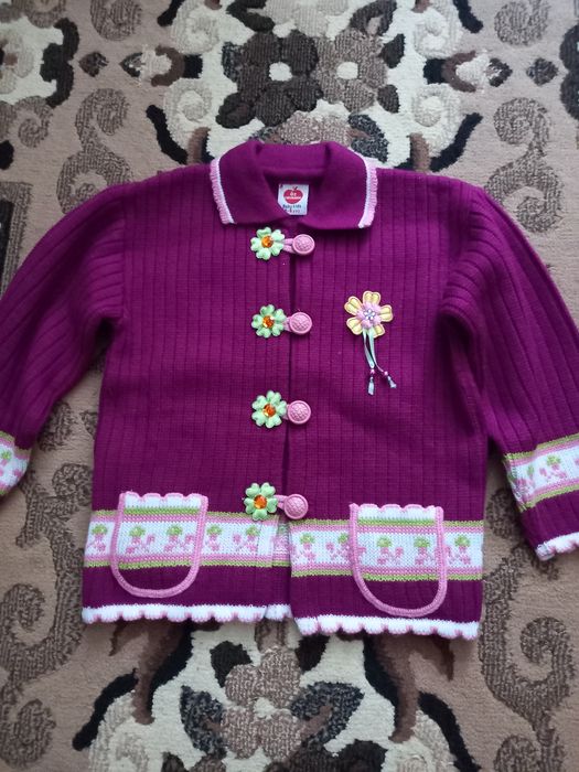 Кофточка детская теплая