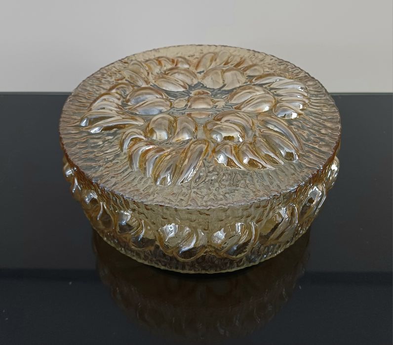 Szklany plafon - szkło iryzowane  - Massive  - Vintage