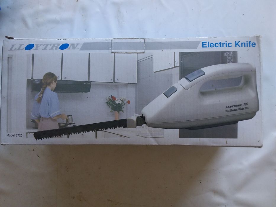 Faca eléctrica para cortar pão e outros