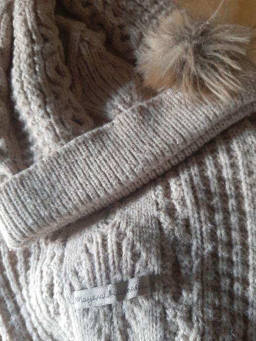 Gorro +cachecol bege