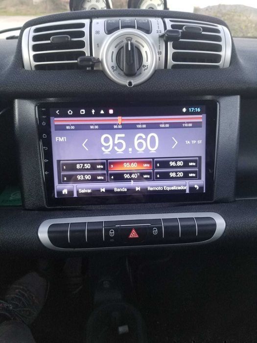 *(NOVO) Auto Rádio 9' SMART 2010 a 2015 | GPS ANDROID BT USB APPS WIFI | CARPLAY • ANDROID AUTO