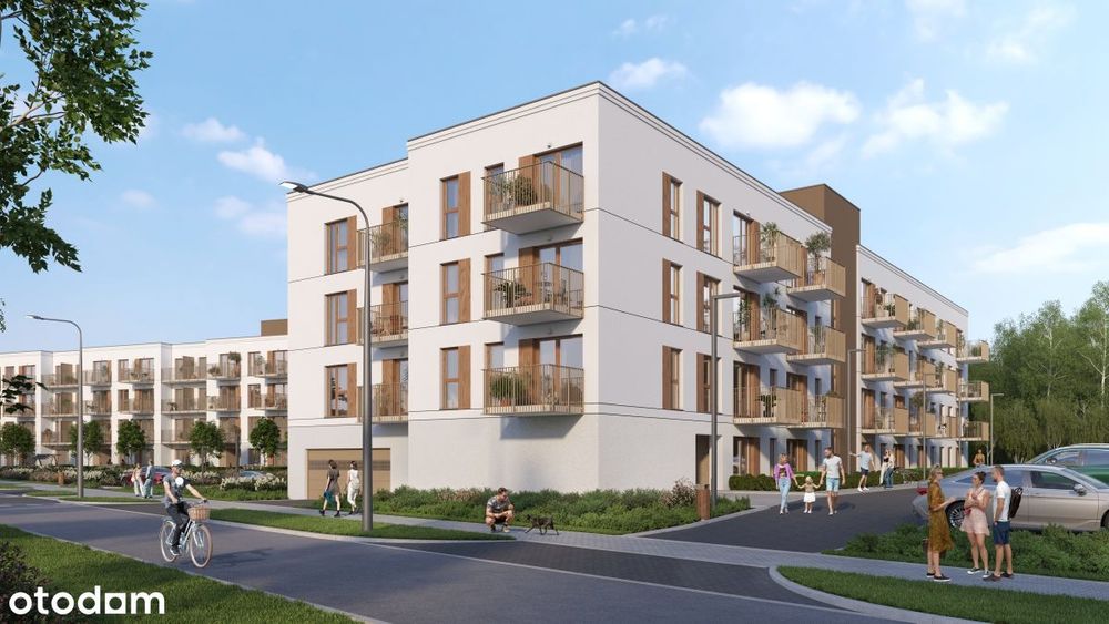 2-pokojowe mieszkanie 43m2 + balkon