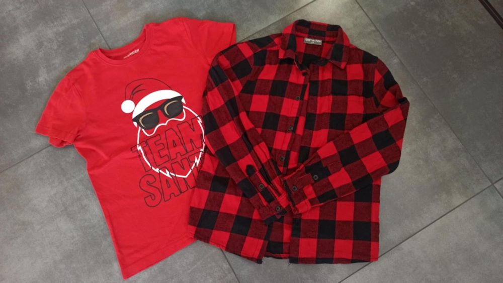 Koszula i bluzka na Mikolajki