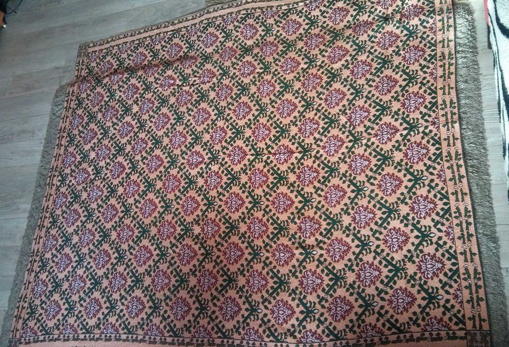 Duża 182x217cm Kapa narzuta PRL Vintage Bdb Stan