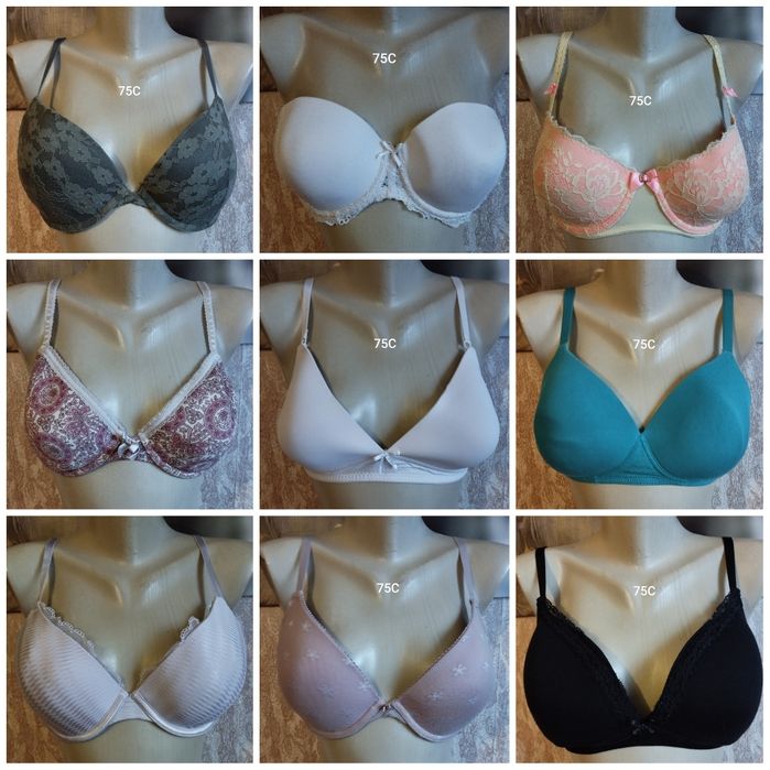 Бюстгальтеры на поролоне разных размеров