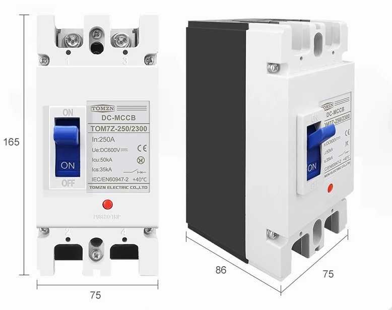 Автомат DC постійного струму 250А TOMZN