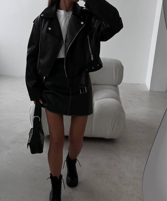 Косуха жіноча з еко шкіри