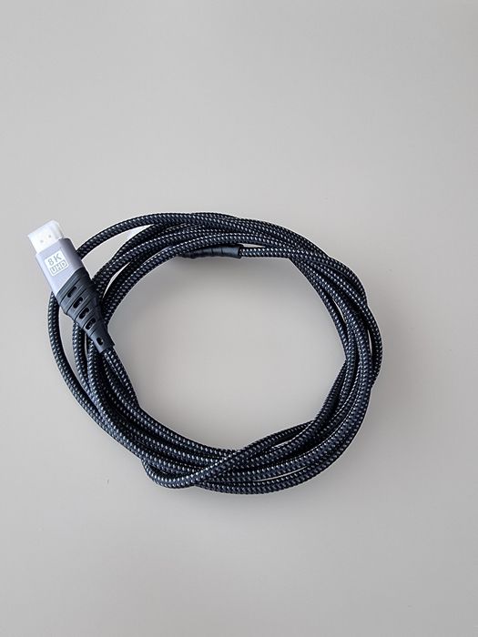 TEFLOTY Cabo HDMI 2.1, cabo de 3 metros HDMI 8K de alta velocidade Ult