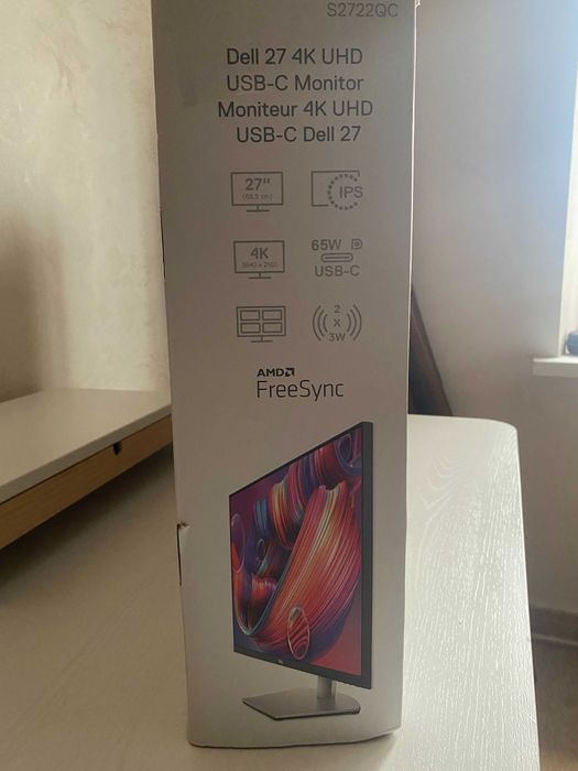 Dell S2722QC 4К монітор 60 hz, usb-c, 65 W