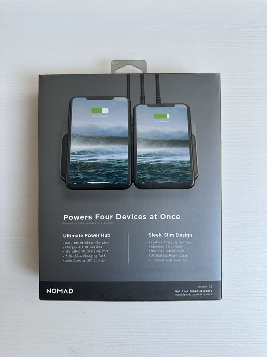 Ładowarka bezprzewodowa do Iphone i Airpods - Nomad Base Station Hub