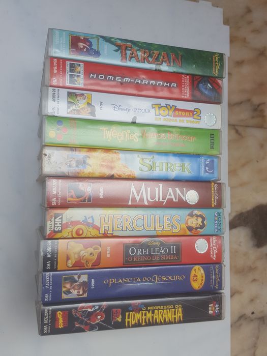 20 VHS filmes  antigos  para  crianças  originais