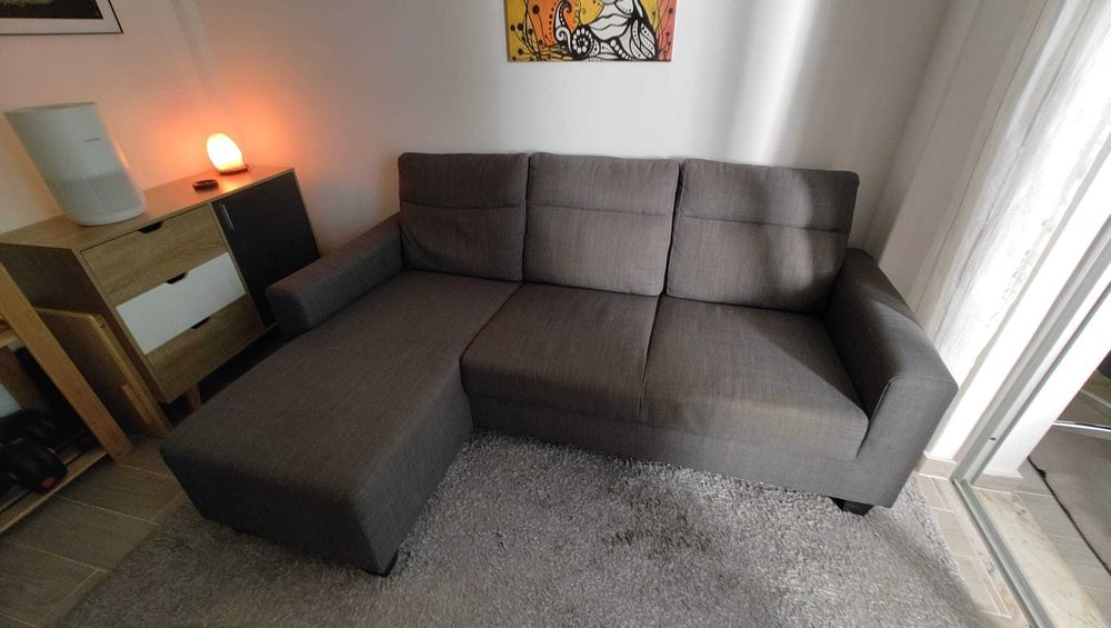 Sofá 3 Lugares com chaise longue