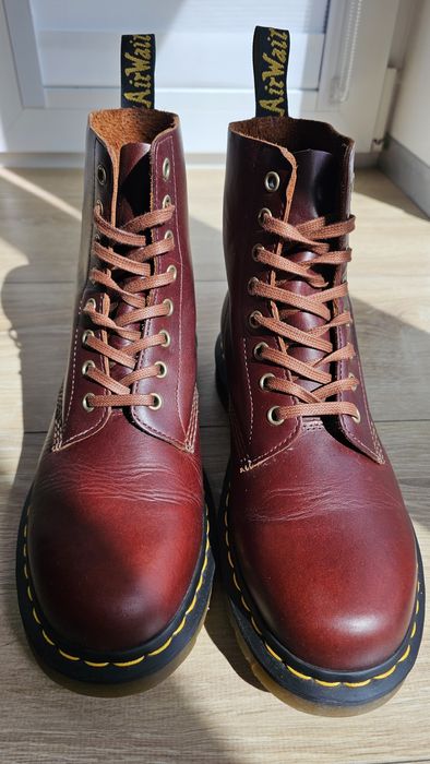 Buty Dr. Martens 1460 Pascal bordowe, brązowe, bardzo mało używane rozm.  42-43