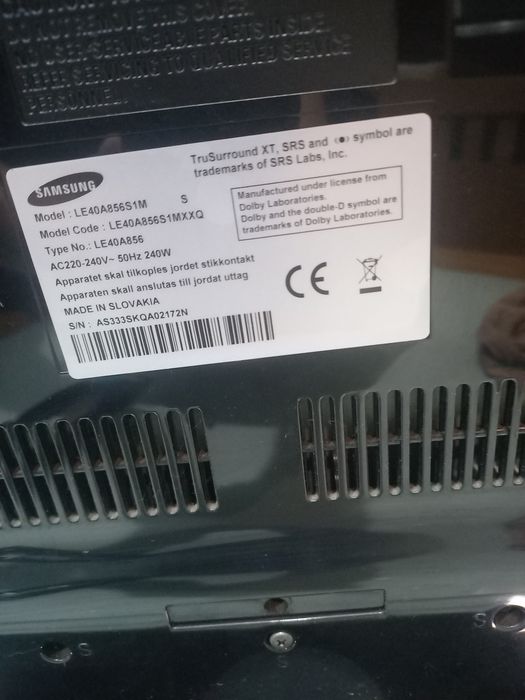 Televisor da marca Samsung ecrã  40 polegadas