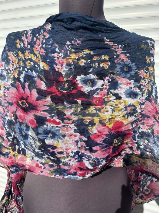 Szal gnieciony lato wiosns