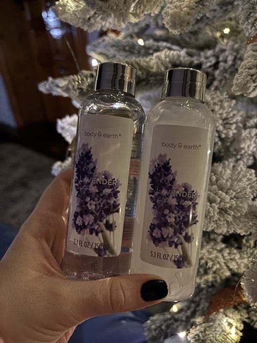 Набір Body & Earth Lavender: сіль, піна, лосьйон, гель для ванни