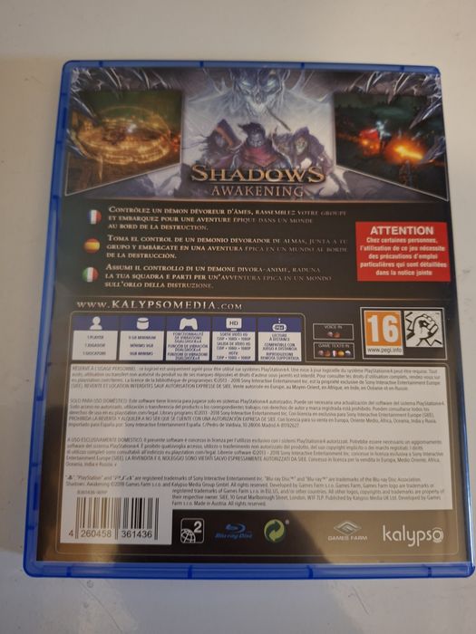 Shadows awakening  ps4