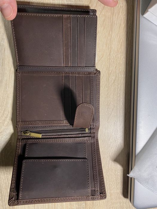 Portfel męski Touren ze skóry bydlęcej