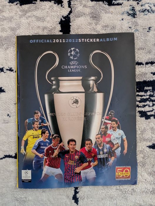 Caderneta futebol Champions 2011 Incompleta