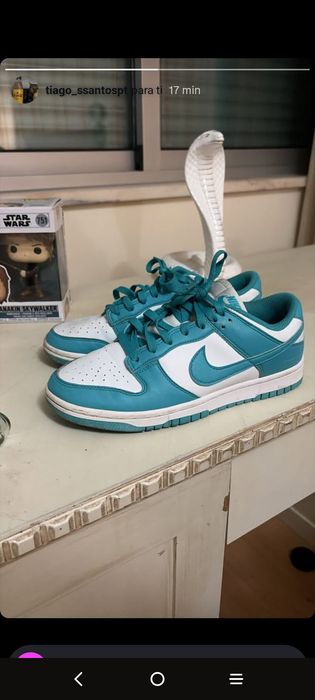Vendo tênis Nike dunk originais azuis homem N39