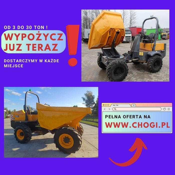 Wozidło Budowlane - sprawna praca na każdym terenie! CAŁA POLSKA