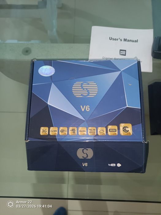 Skybox V6 S com pen WiFi