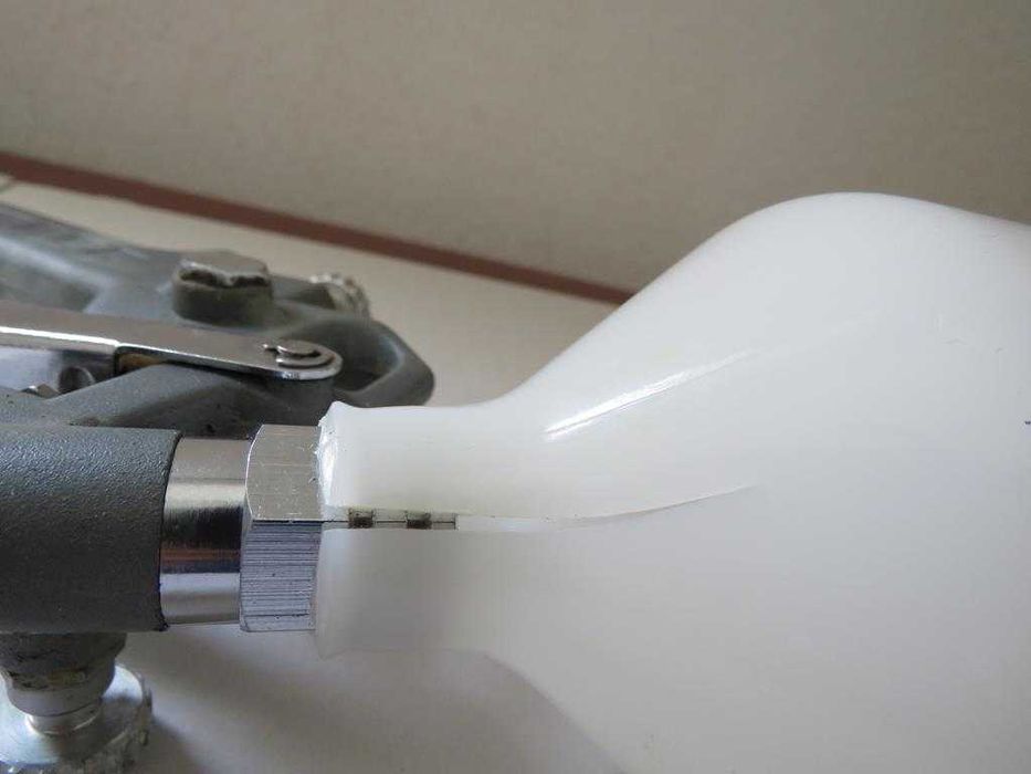 Pistola pintura ar comprimido, nunca utilizada. Com copo FRATURADO!