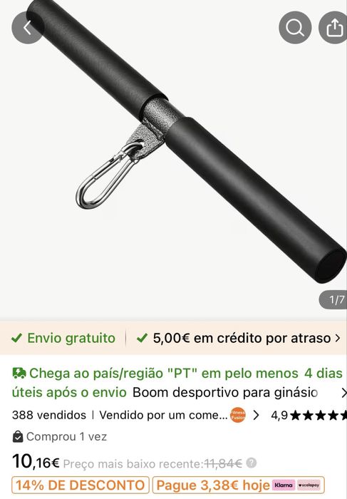 Barra Musculação