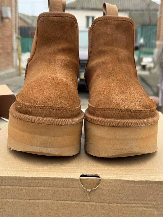 UGG Neumel chelsea chestnut platform угги оригінал