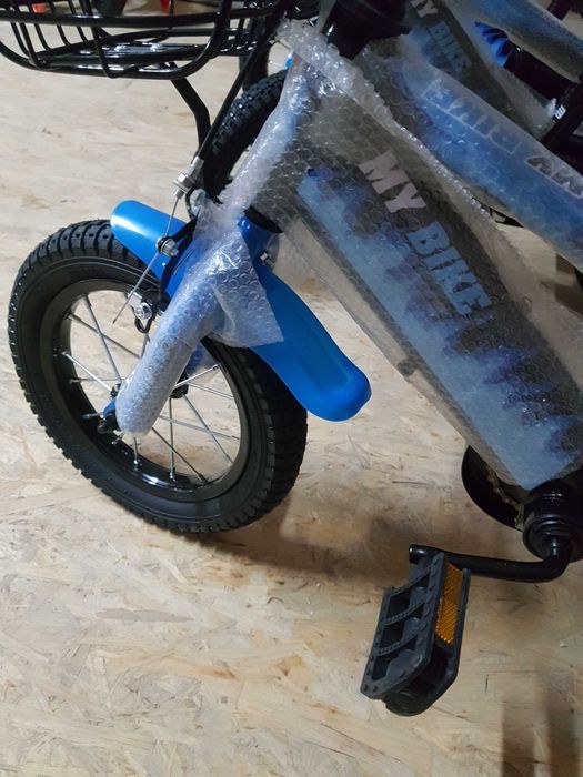 Rower dziecięcy  sport  12 cali niebieski dla dziecka 2 lata +