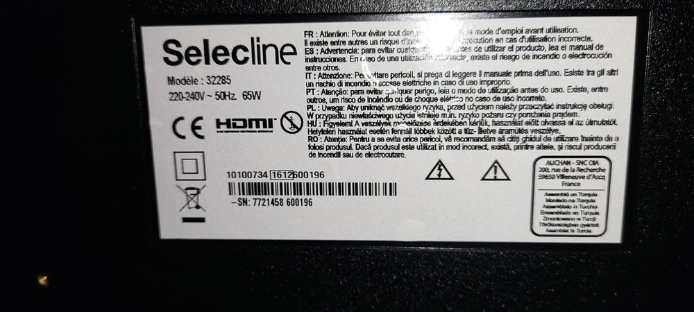 Selecline Ecrã Partido Modelo:32285