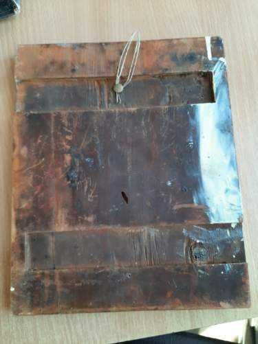 stara ikona trzech świętych Chrystus.wycena