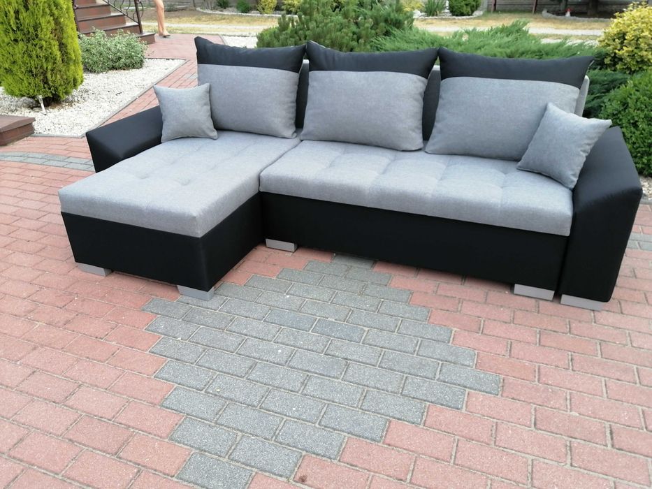 Kanapa Mateo | Rozkładana sofa narożna | Funkcja spania