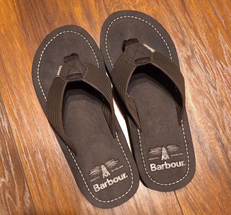 Japonki męskie Barbour 41 czarne nowe