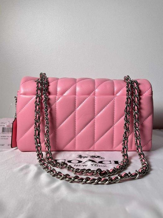 Сумка Coach Tabby Shoulder Bag 26 розовая