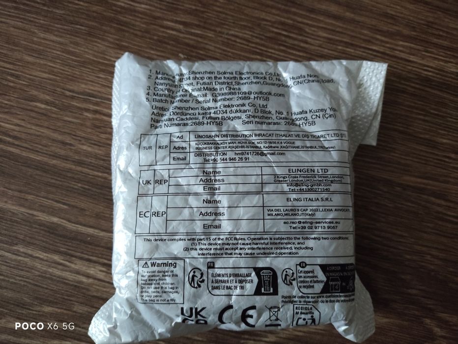 Ładowarka 67W z kablem 1m USB nowa