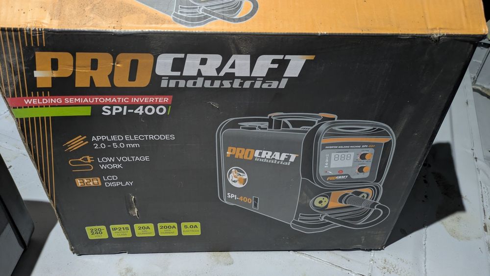 Продам зварювальний напіватомат ProCraft spi 400 industrial.